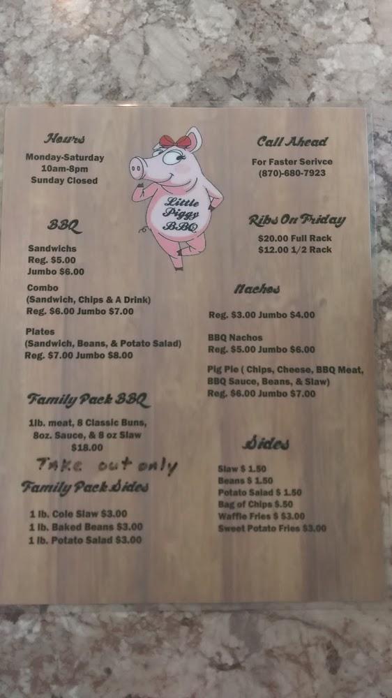 Little Piggy BBQ Menu image 4